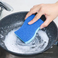 Kitchen cleaning scrubber cellulose sponge scrub with scouring pad